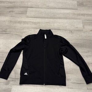 Adidas Black Zip-Up Track Jacket
